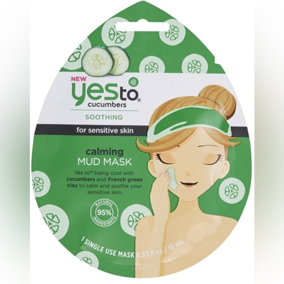 3 Product Bundle YES To Cucumbers Skincare Full Size Toner & Mask Gift Set NEW!! - Picture 16 of 16